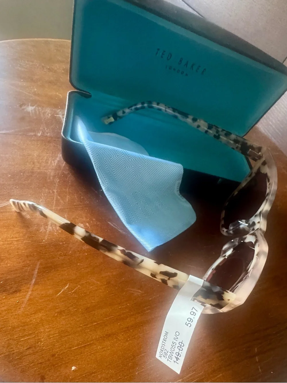 Ted Baker Women’s Tortoiseshell Frame Sunglasses with Dark Gradient Lenses